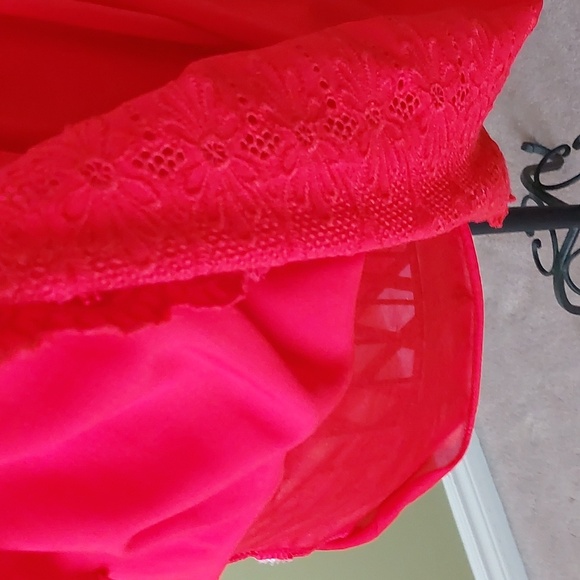 Beach dress, size M/L, red color - Picture 4 of 6